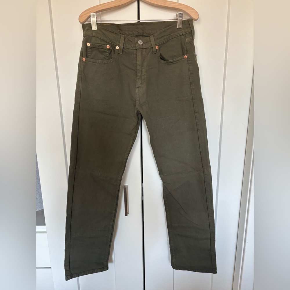 Men’s Levi’s 505s Army Green